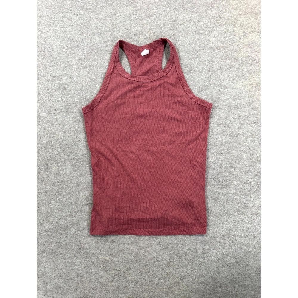 Old Navy Go Dry Active UltraLite Rib Tank Top Womens XL (14-16) Pink Racerback